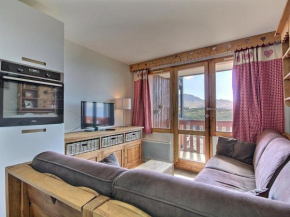 Studio cabine 4 personnes au pied des pistes avec balcon et parking, Belle Plagne - FR-1-455-216